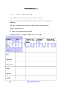 Musica_Inni Nazionali