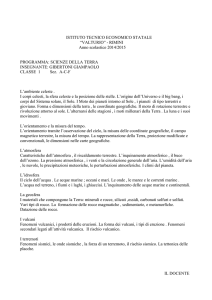 RIMINI Anno scolastico 2014/2015 PROGRAMMA: SCIENZE DELLA