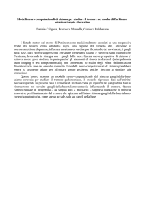 Modelli neuro-computazionali di sistema per studiare il