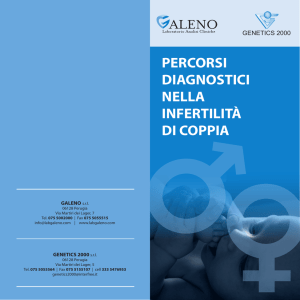 percorsi diagnostici nella infertilità di coppia
