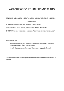 associazione culturale donne 99 tito