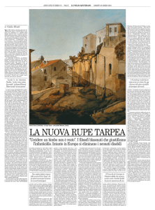 la nuova rupe tarpea