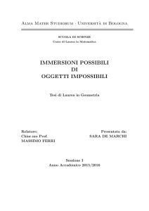 immersioni possibili di oggetti impossibili