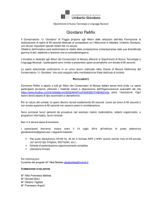 Giordano ReMix - Conservatorio Foggia