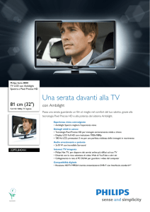 32PFL8404H/12 Philips TV LCD con Ambilight Spectra e Pixel