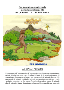 Era neozoica o quaternaria
