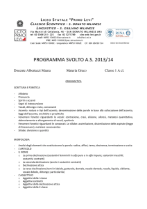 programma svolto as 2013/14