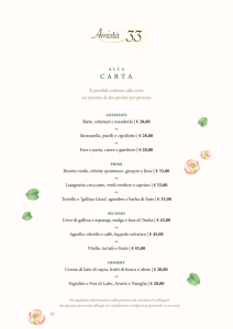 Menu alla Carta