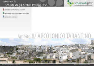 Ambito 8 Arco Ionico tarantino - Paesaggio Puglia