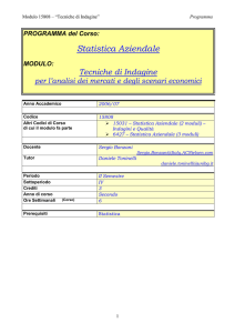 Statistica Aziendale