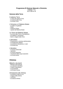 SCI 1A - Liceo Classico