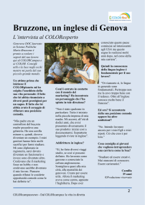 Bruzzone, un inglese di Genova