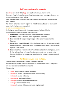 Metodo scientifico