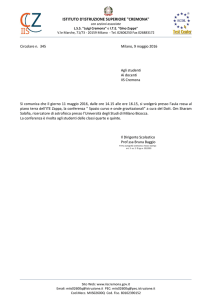 conferenza SPAZIO CURVO E ONDE GRAVITAZIONALI