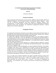 La Confraternita del Santissimo Sacramento in Formigine