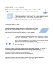 2° ESERCITAZIONE – martedì 4 ottobre 2016 1) determinare il