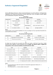 5 - Eufonia e legamenti linguistici
