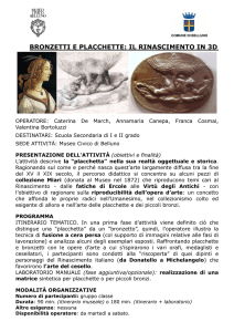 bronzetti e placchette: il rinascimento in 3d
