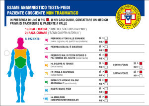 scheda esame testa piedi - Associazione Guide e Scouts San