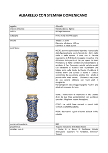 albarello con stemma domenicano