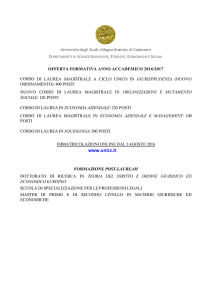 Offerta formativa