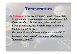 Temperatura e Calore