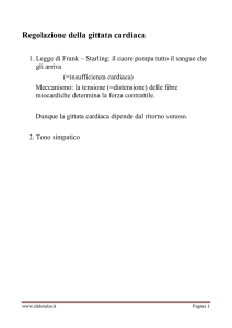 Regolazione della gittata cardiaca