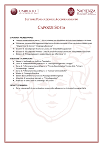 capozzi sofia - Policlinico Umberto I