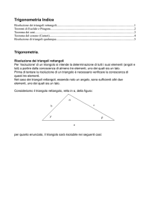 Trigonometria Indice - Digilander