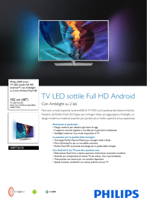 40PFT6510/12 Philips TV LED sottile Full HD Android™ con