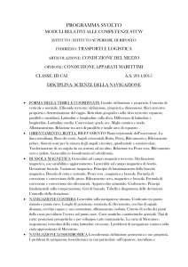 PROGRAMMAZIONE DIDATTICA III CAI