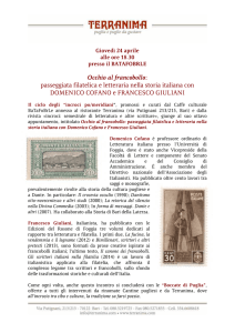 Occhio al francobollo: passeggiata filatelica e letteraria