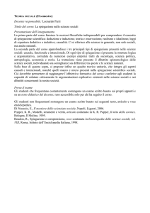 Teoria sociale