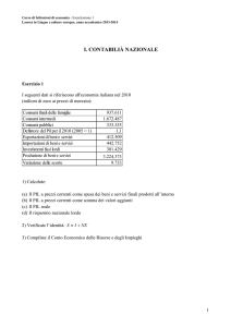i. contabilià nazionale - dipartimento di economia e diritto
