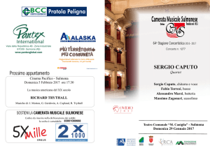 sergio caputo - Camerata Musicale Sulmonese