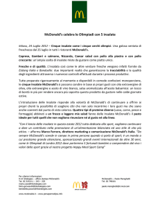 Insalate - McDonald`s Italia