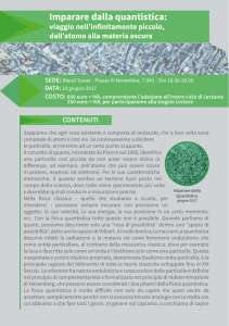 Imparare dalla quantistica
