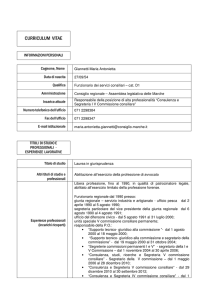 Maria Antonietta Giannetti - Consiglio Regionale delle Marche