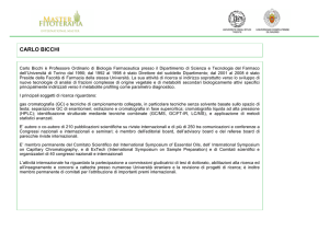 carlo bicchi - Master Fitoterapia