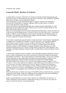 Leonardo Muzii, direttore d`orchestra