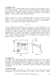 10 - Impiantazione ionica