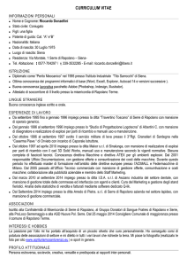 CV Donzellini - Comune di Rapolano Terme