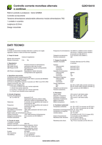 DATI TECNICI