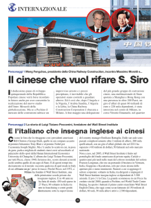 E l`italiano che insegna inglese ai cinesi