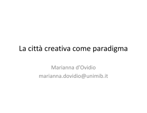 (Microsoft PowerPoint - La citt\340 creativa come paradigma.pptx)