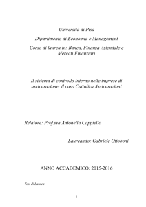 Università di Pisa Dipartimento di Economia e Management