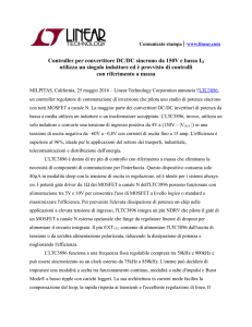 Controller per convertitore DC/DC sincrono da 150V e basso IQ