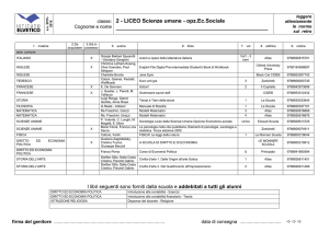 2 Liceo Sc. Umane (opz.Ec.Sociale)