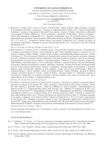 UNIVERSIT`A DI NAPOLI FEDERICO II Corso di