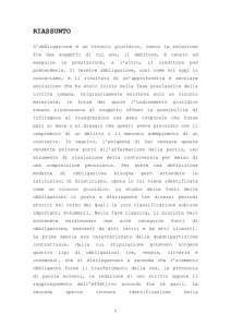 riassunto